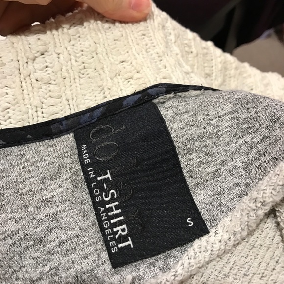 dolan t-shirt Anthropologie gray sweatshirt small - Picture 4 of 4